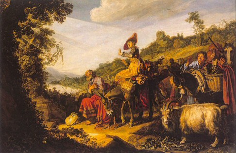 
אברהם בדרכו לכנען