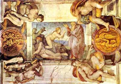 Michelangelo Creation Eve - בריאת חווה, מיכלאנג'לו